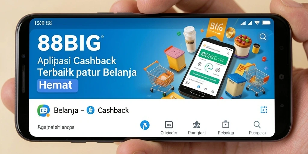 Tampilan antarmuka aplikasi Cashback 88BIG yang menarik dan mudah digunakan.