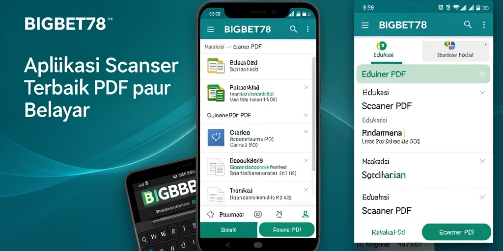 Tampilan antarmuka aplikasi Scanner PDF BIGBET78 yang user-friendly.
