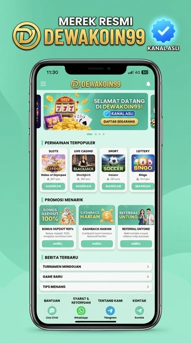 Halaman Resmi Dewakoin99 untuk Pengguna Android